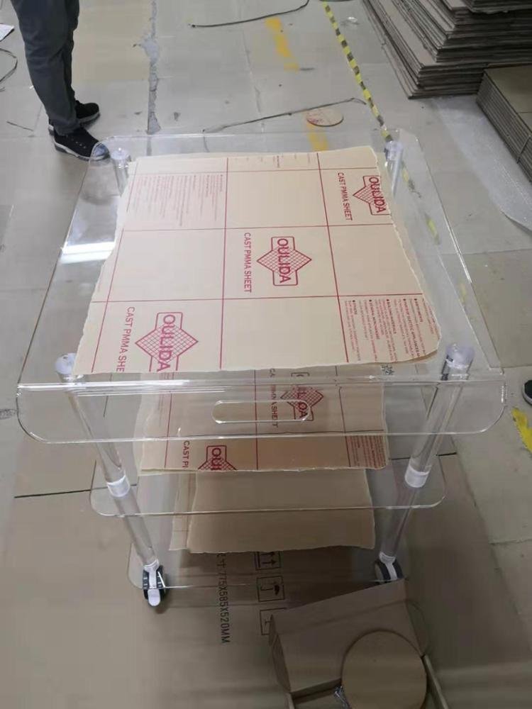 A&C Wholesale oem cheap beauty spa facial furniture equipment cart Acrylic salon Trolley