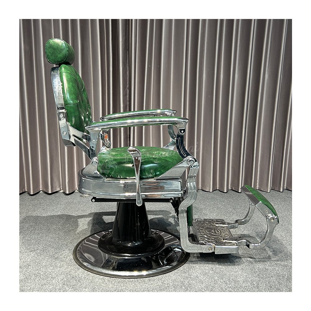 Professional Barber Shop Stylist Dedicated Oil Head Chair Salon Furniture Hair Dyeing and Perm Retro Chair