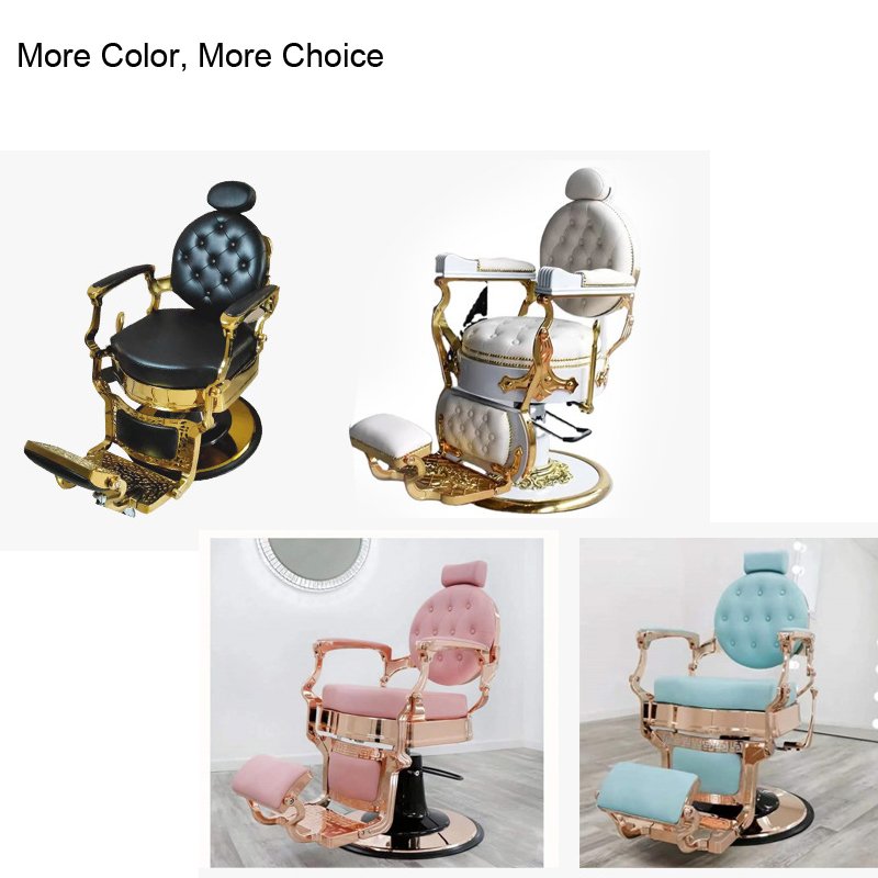 Hot Paragon Gold Heavy Duty Barber Chair Shampoo Styling Station R Salon Equipment