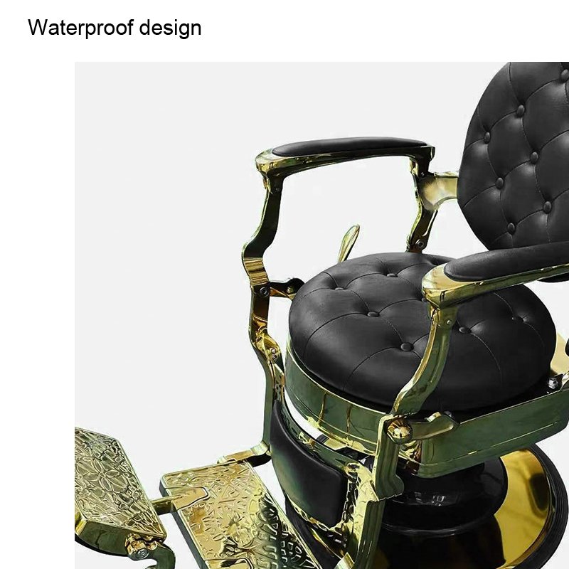 Hot Paragon Gold Heavy Duty Barber Chair Shampoo Styling Station R Salon Equipment