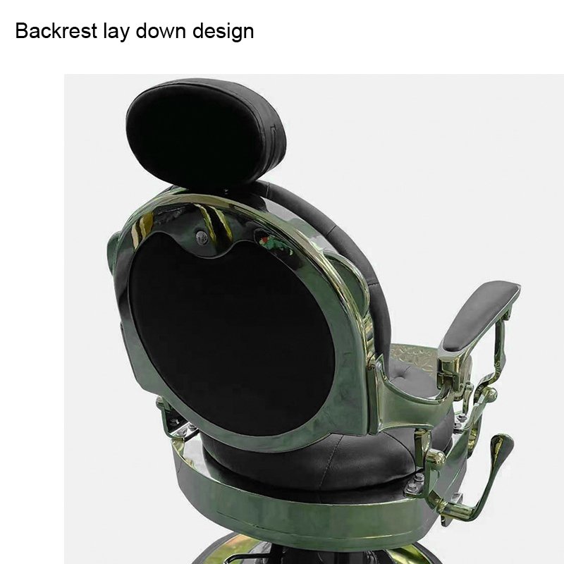 Hot Paragon Gold Heavy Duty Barber Chair Shampoo Styling Station R Salon Equipment