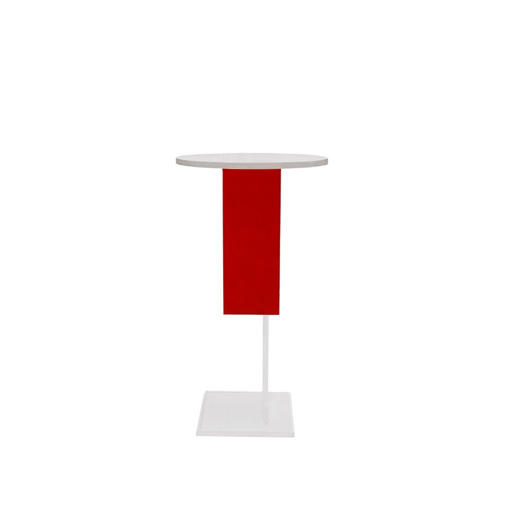 New Custom Detachable Modern Home Furniture Manicure Table Round Nordic Luxury Portable Acrylic Bar Table For Salon