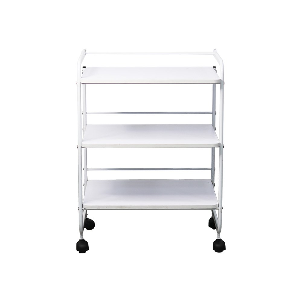 DTY cheap white hair beauty salon spa rolling metal trolley cart hairdressing equipment