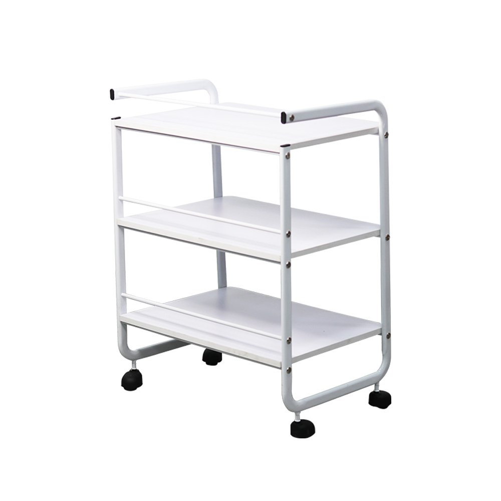 DTY cheap white hair beauty salon spa rolling metal trolley cart hairdressing equipment
