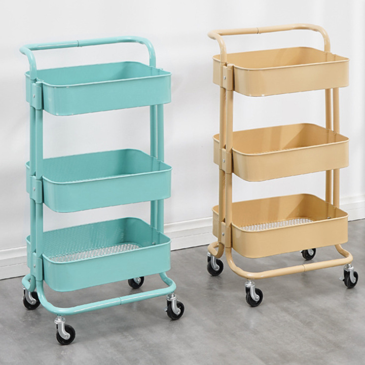 Beauty Tools Collecting Salon Trolley Hairdressing Spa Cart Organizer Multi-function Manicure Cart Storage Holders