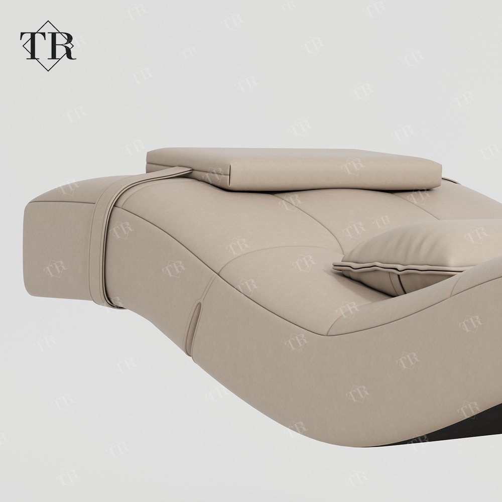 Turri Custom Curved Eyebrow Bed Luxury Beauty Salon Chairs Table Curve Eyelash Lash Extension Bed with Trolley
