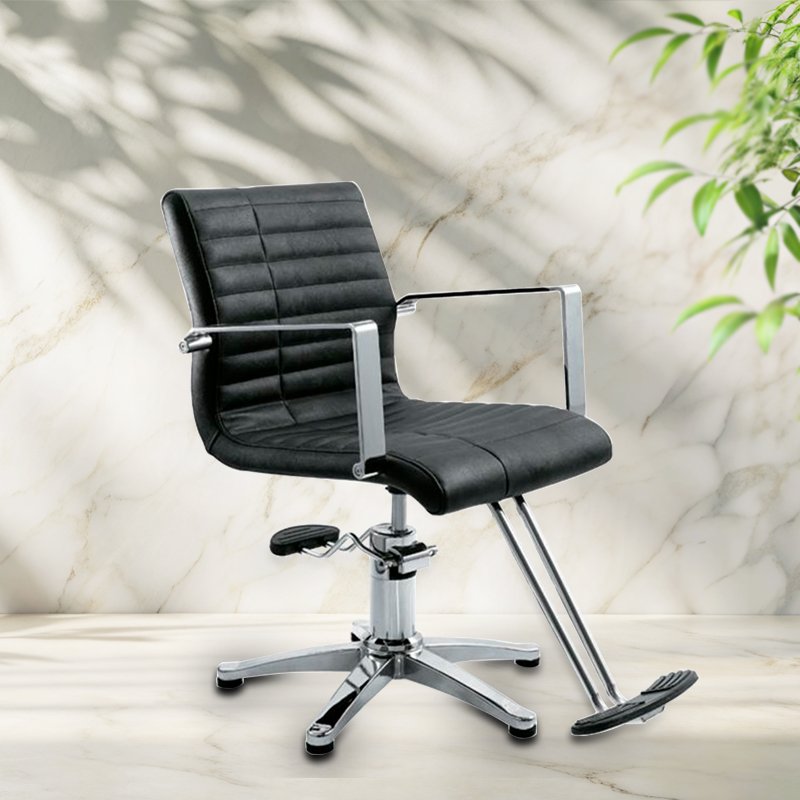 Jincheng beauty barber shop antique salon equipment modeling chairs furniture hair salon chairs metal barber chairs are cheap.