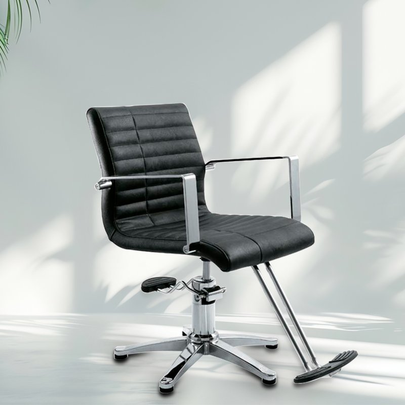 Jincheng beauty barber shop antique salon equipment modeling chairs furniture hair salon chairs metal barber chairs are cheap.