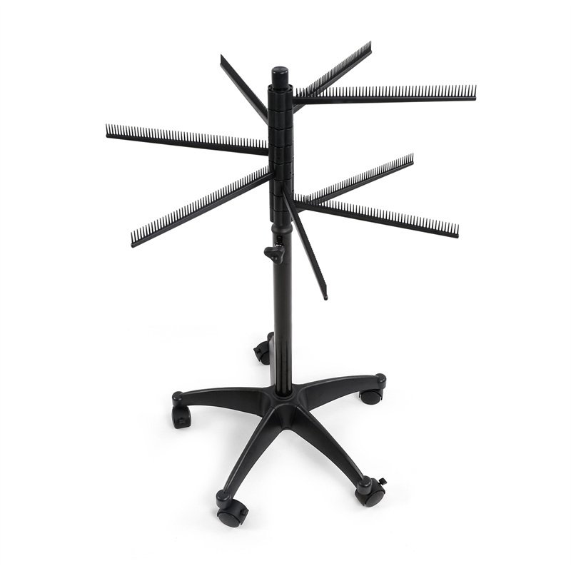 2024 hot display stands for hair extension with Stainless steel support bar