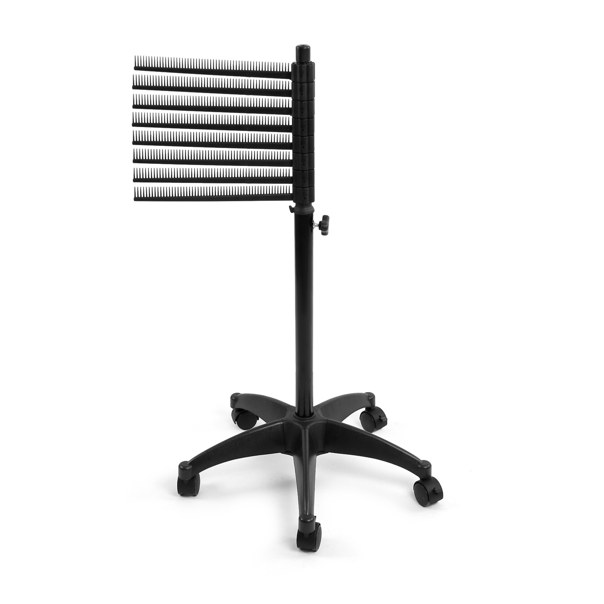 2024 hot display stands for hair extension with Stainless steel support bar