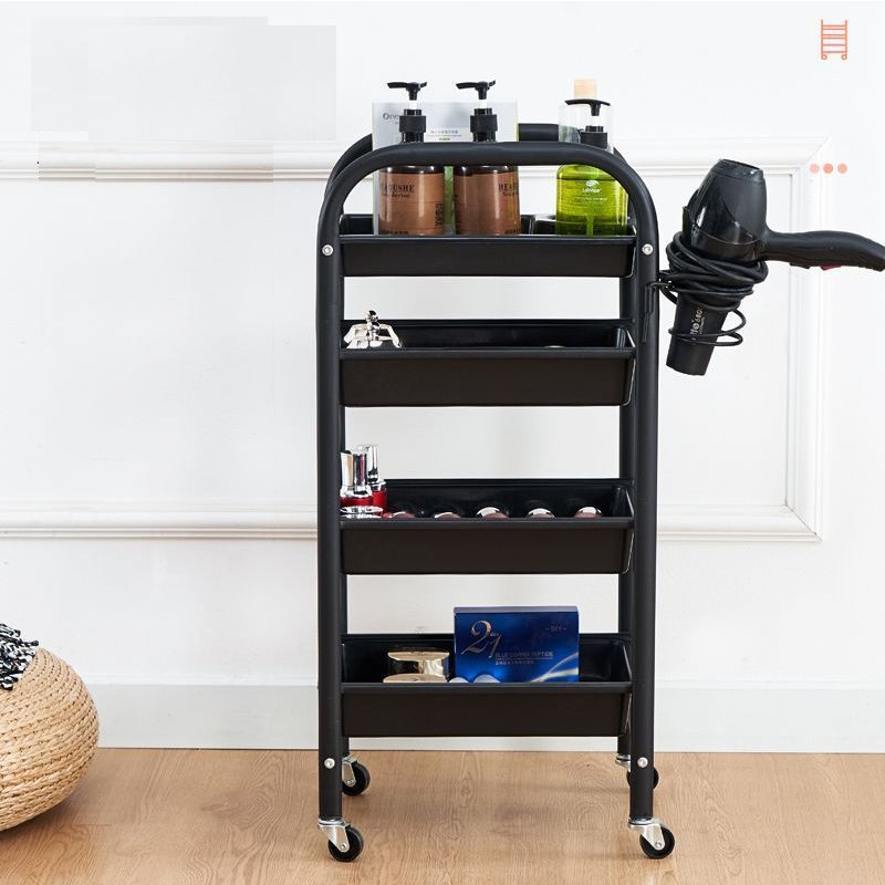 new beauty trolley salon cart fashion salon trolley barber shop rack hairdressing tool cart rolling storage