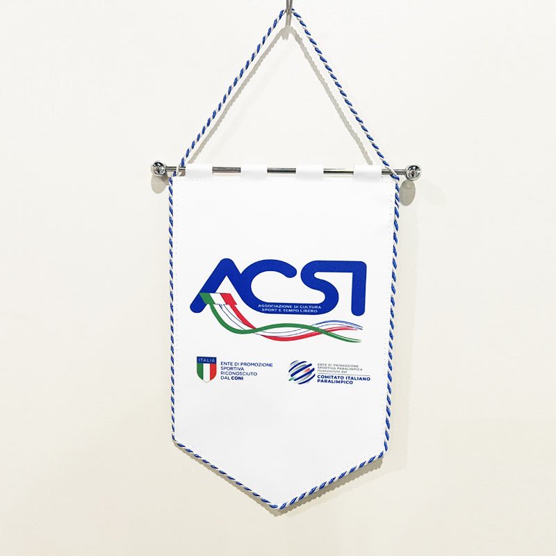 High Quality Custom Advertising Non-Woven Satin Material Club National Football Pennant Exchange Souvenir Wall Banner Flags