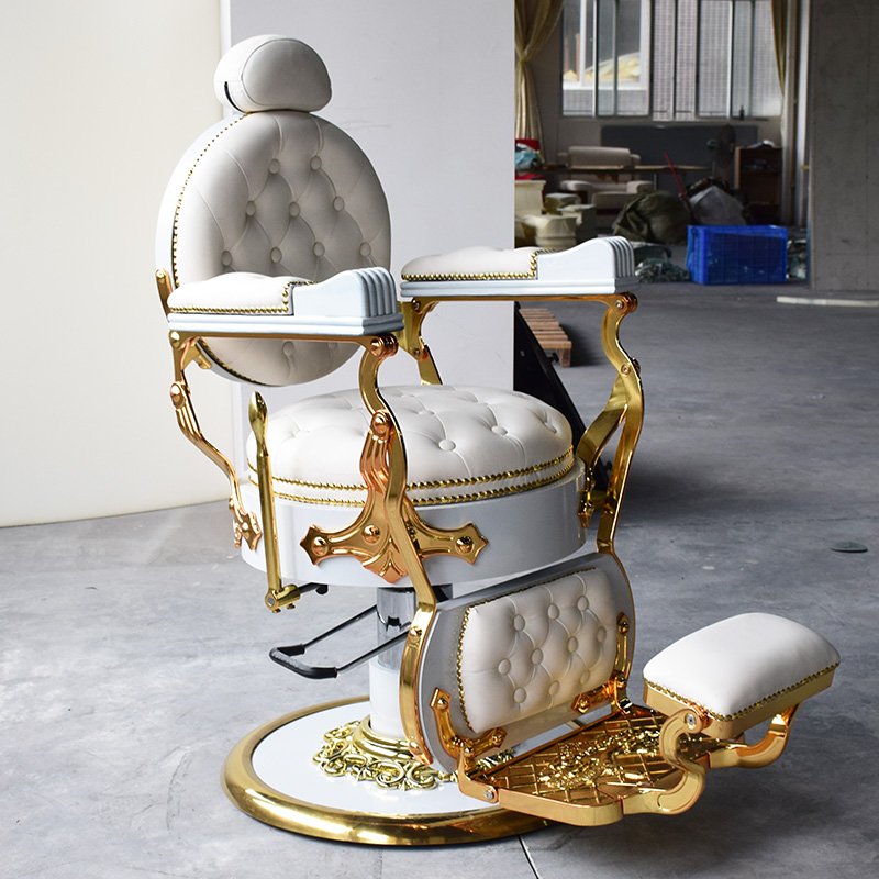 Wholesale beauty salon white hairdresser chair hydraulic barber chair istanbul hair salon furniture