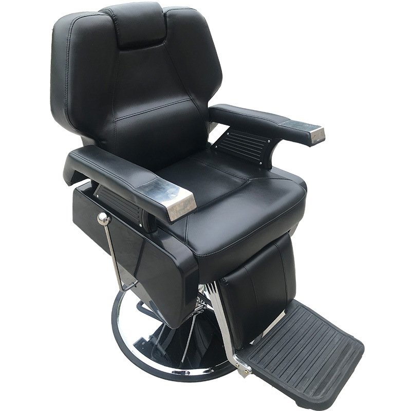 Hair Salon Lift Vintage Cutting Chair Hairdresser Chair European Style Put Down Salon Furniture Barber Chair Contemporary 1pc