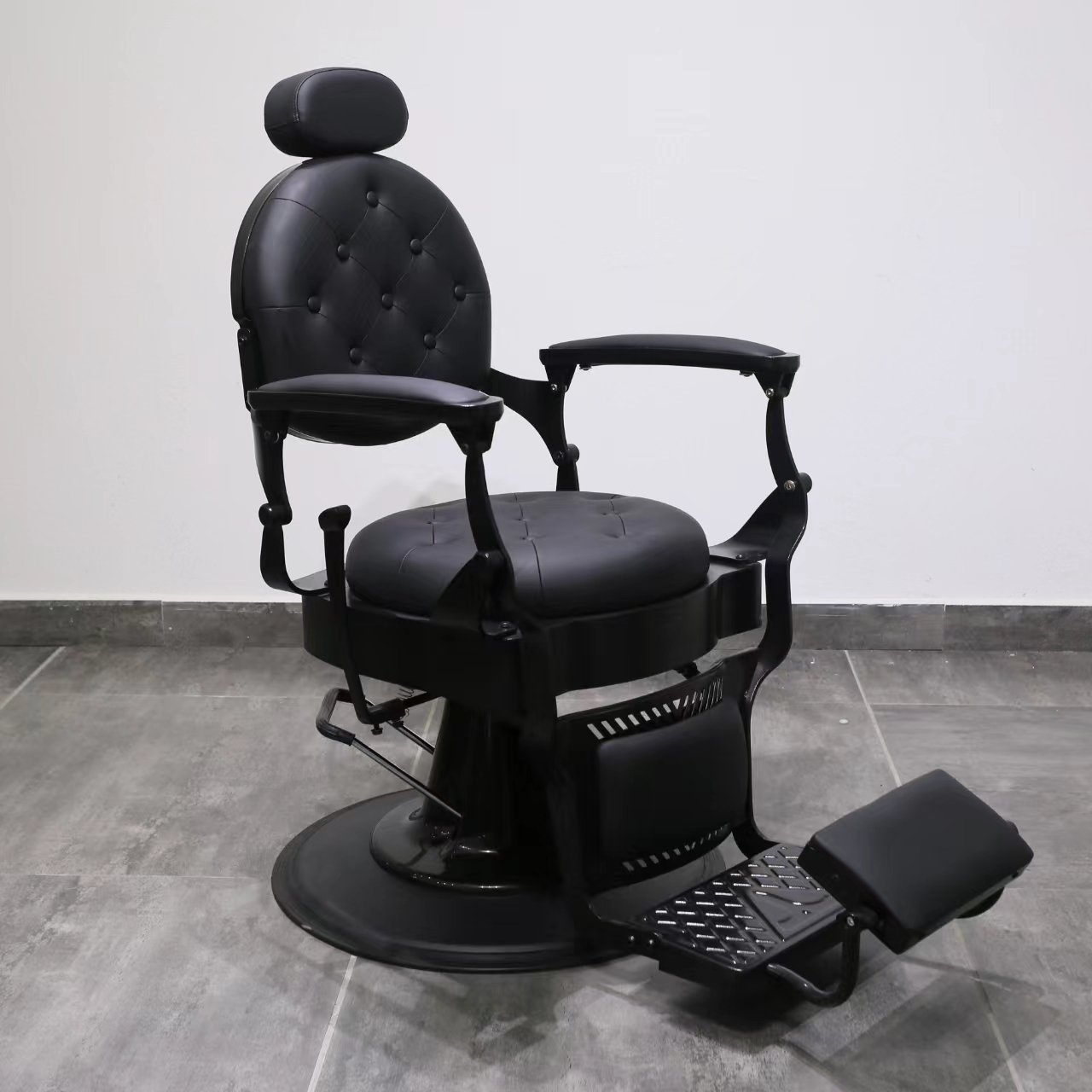 Barber Chair for Sale Heavy Hydraulic Salon Barber Chair Golden Hot Selling Antique Salon Furniture