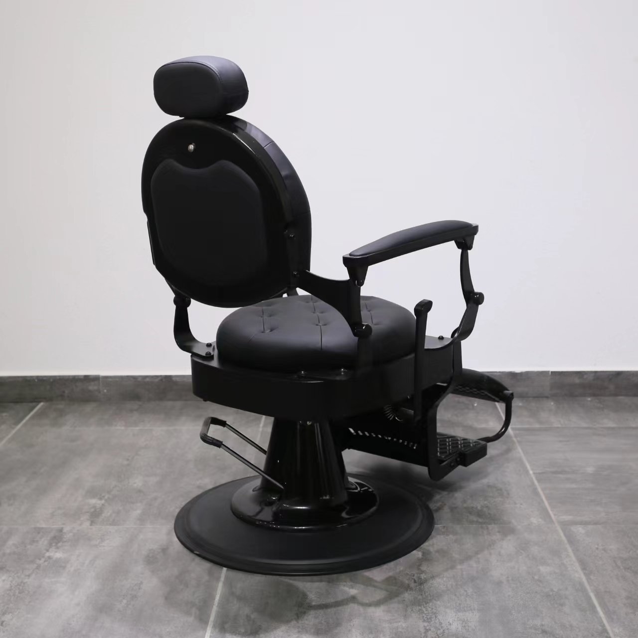 Barber Chair for Sale Heavy Hydraulic Salon Barber Chair Golden Hot Selling Antique Salon Furniture