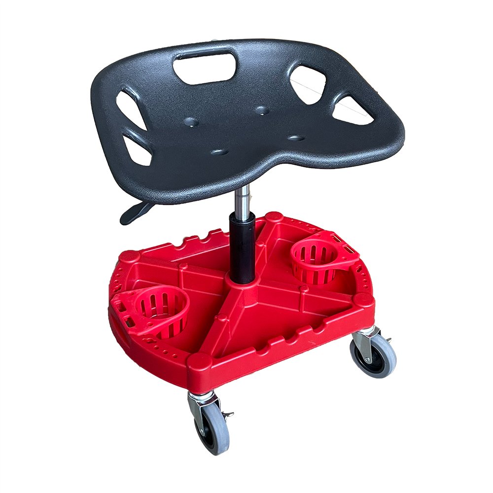 Multi-Purpose Auto Beauty Salon Trolley Garage Car Washing Shop Three-Story Cart with Bucket