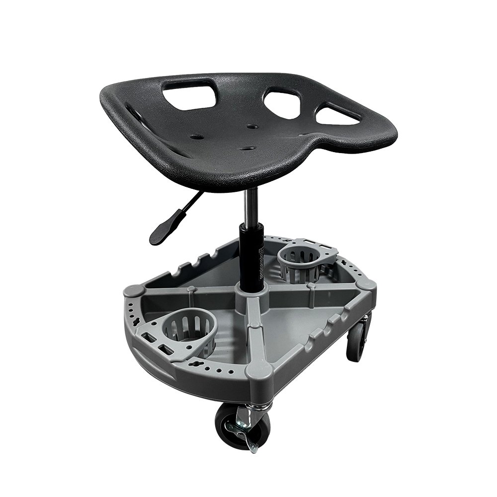 Multi-Purpose Auto Beauty Salon Trolley Garage Car Washing Shop Three-Story Cart with Bucket
