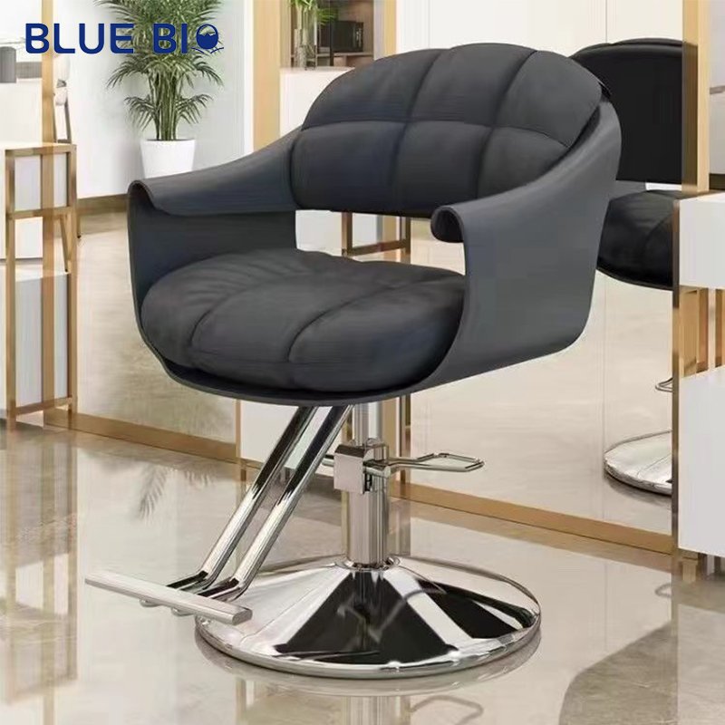 Unique Design Styling Chairs Black Silver Gold Leather Barber Chair Portable Beauty Salon Barber Chair