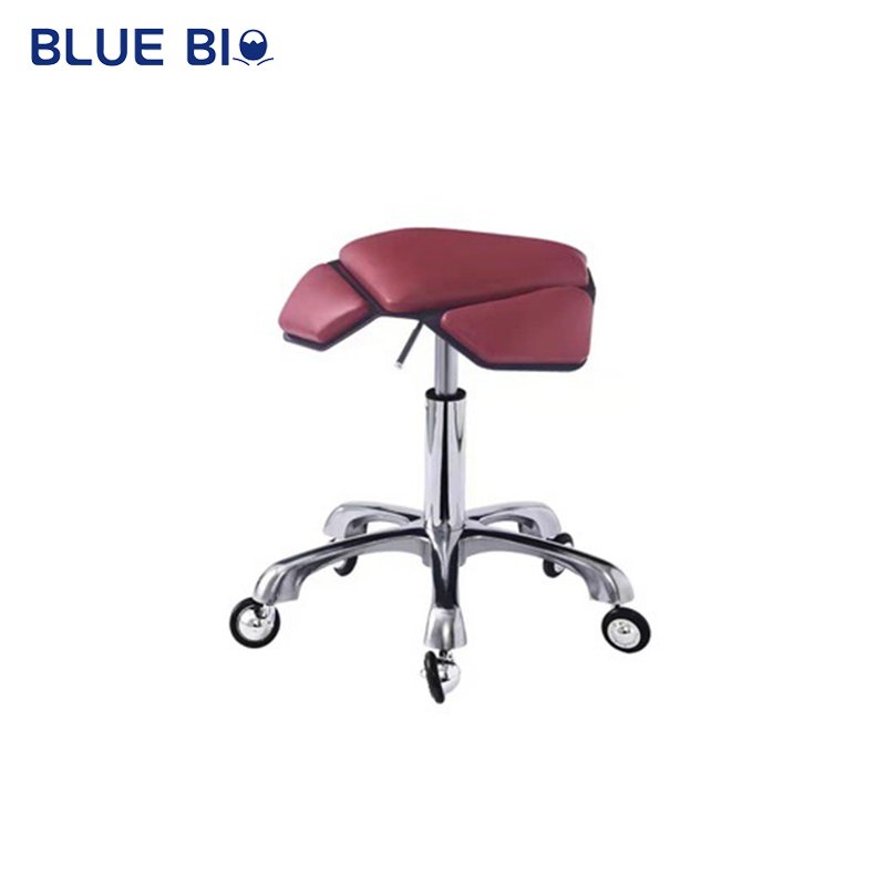 High Quality Durable Hair Salon Beauty Nail Furniture Adjustable Rotating Lift Leather Beauty Stool Hair Salon Barber Chair