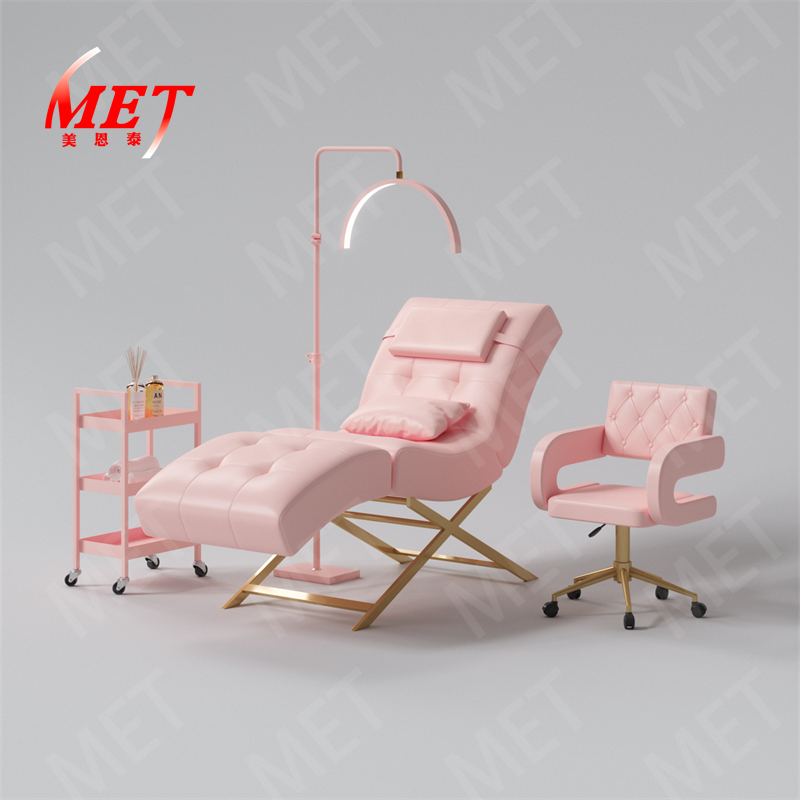 New quality leather eyelash bed Beauty Salon Salon can adjust the head leg recliner