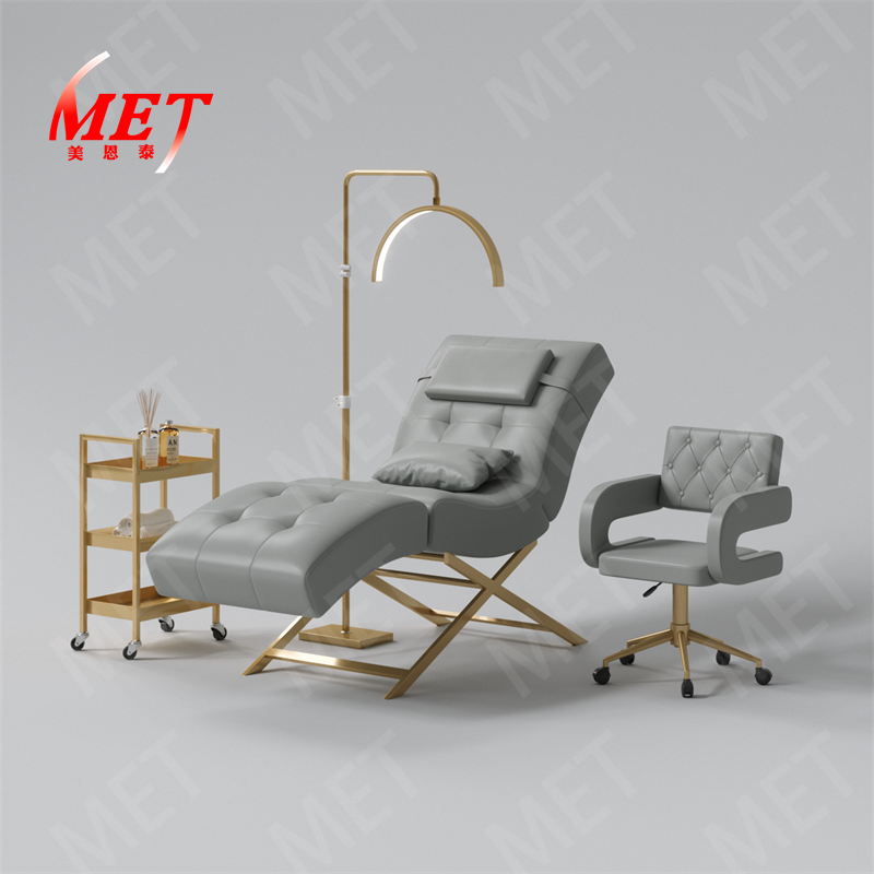 New quality leather eyelash bed Beauty Salon Salon can adjust the head leg recliner