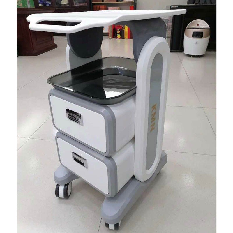 HICOMED Medical Beauty Salon Trolley Clinic Dental Oral Tools Cart Mobile Storage Rack Work Trolley With Drawers