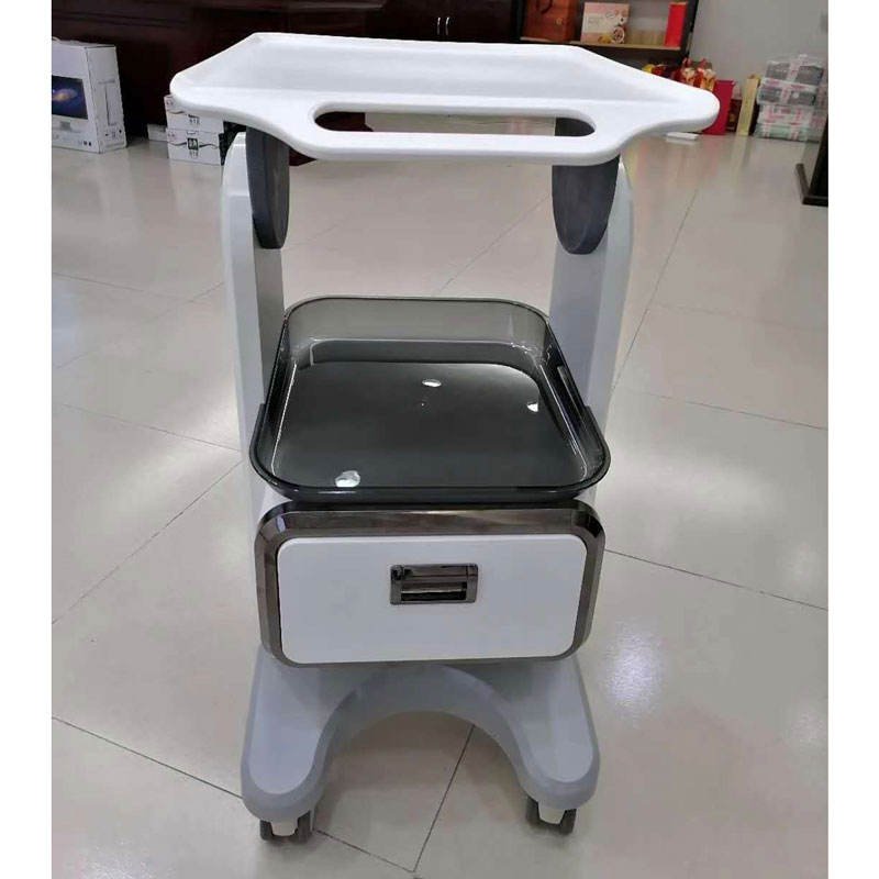 HICOMED Medical Beauty Salon Trolley Clinic Dental Oral Tools Cart Mobile Storage Rack Work Trolley With Drawers