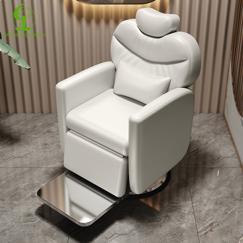 JINCHENG Wholesale Luxury Electric Barber Chair Hair Barbershop Leather Chair Hair Salon Barber Chair for Men Salon Furniture