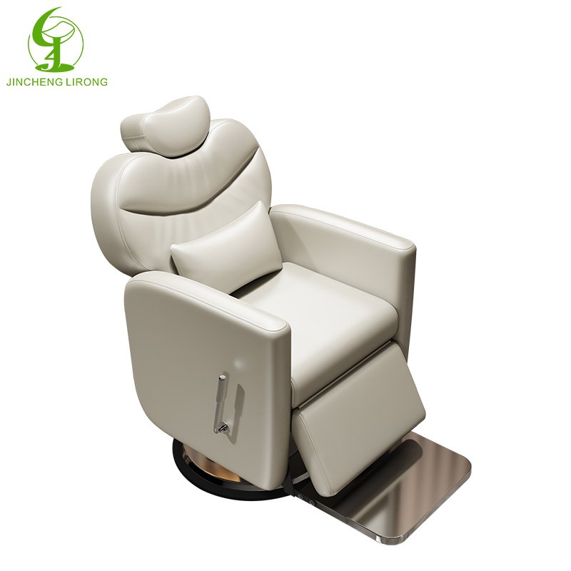 JINCHENG Wholesale Luxury Electric Barber Chair Hair Barbershop Leather Chair Hair Salon Barber Chair for Men Salon Furniture