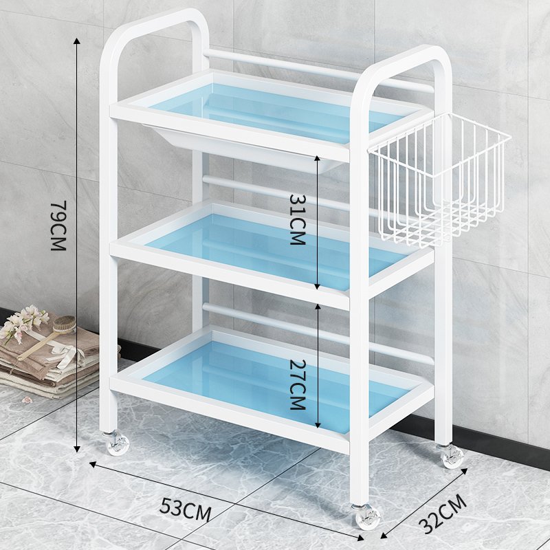 Wholesale OEM salon furniture equipment trolley hairdresser pink spa beauty salon trolley
