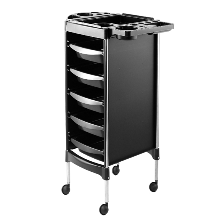 Diant Mobile Storage Station Hairstylist Cart Pink Beauty Salon Trolley with Wheels for Tattoo Hairdressing