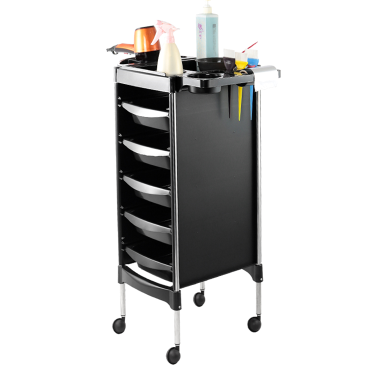 Diant Mobile Storage Station Hairstylist Cart Pink Beauty Salon Trolley with Wheels for Tattoo Hairdressing