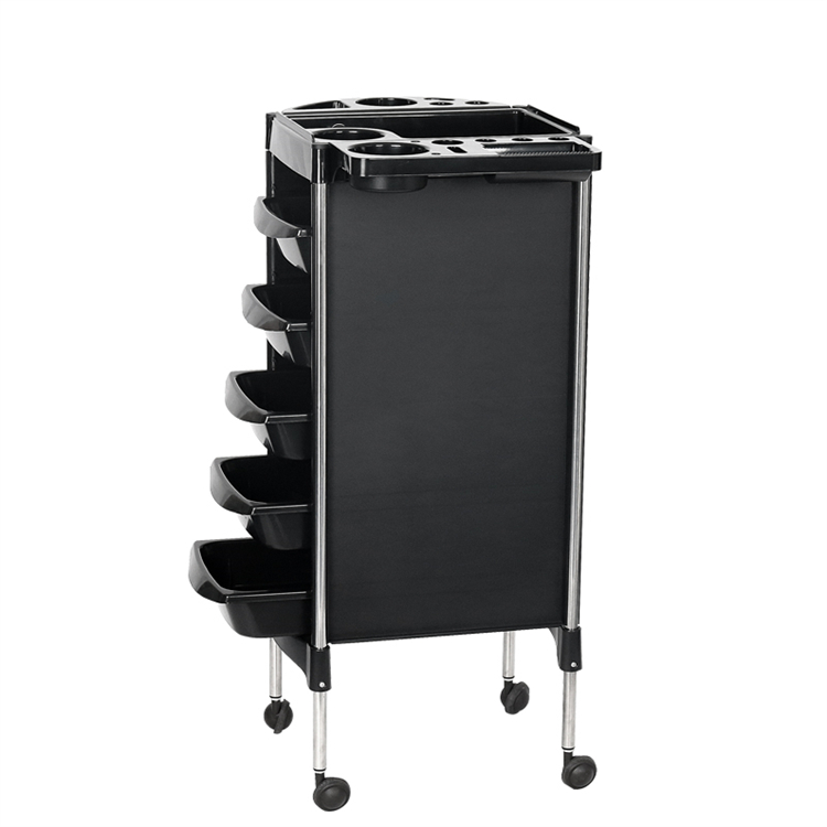 Diant Mobile Storage Station Hairstylist Cart Pink Beauty Salon Trolley with Wheels for Tattoo Hairdressing