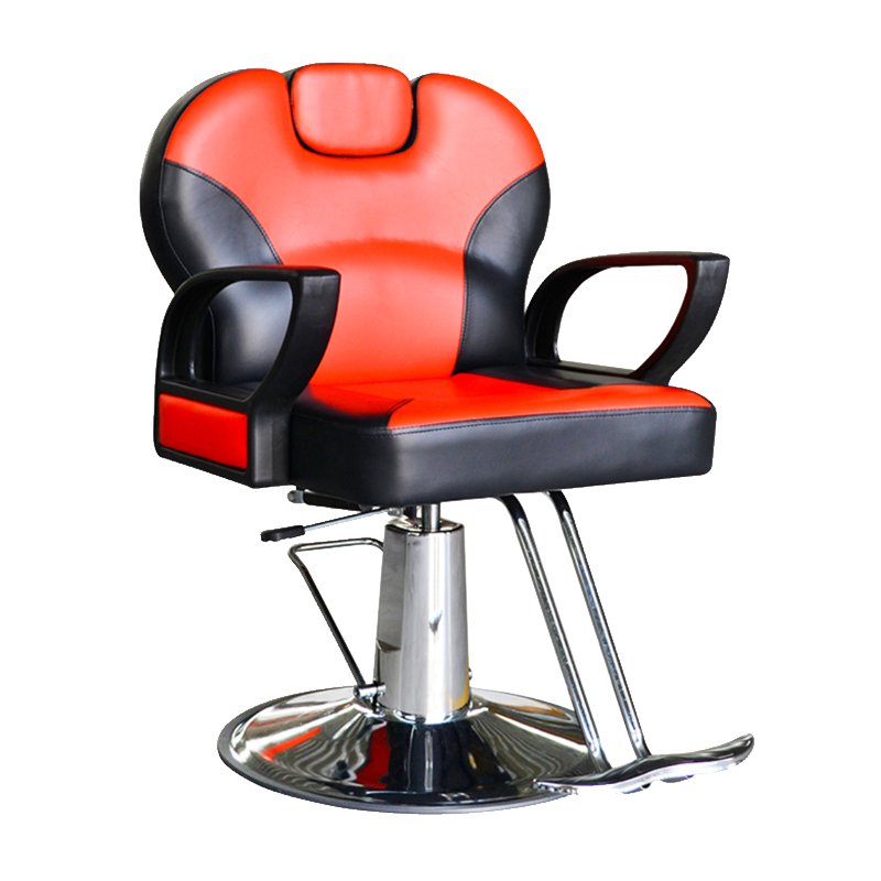 Factory gray leather salon chair styling barber chair furniture modern hair cutting barber shop chairs