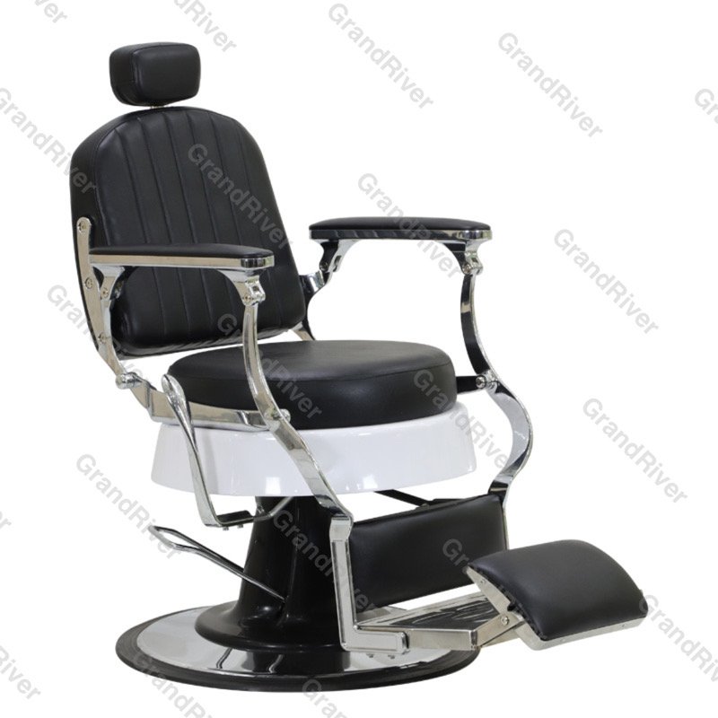 Professional Beauty Barbershop Antique Salon Equipment Barber Chair Furniture Hair Saloon Chairs Metal Carton Stainless Steel