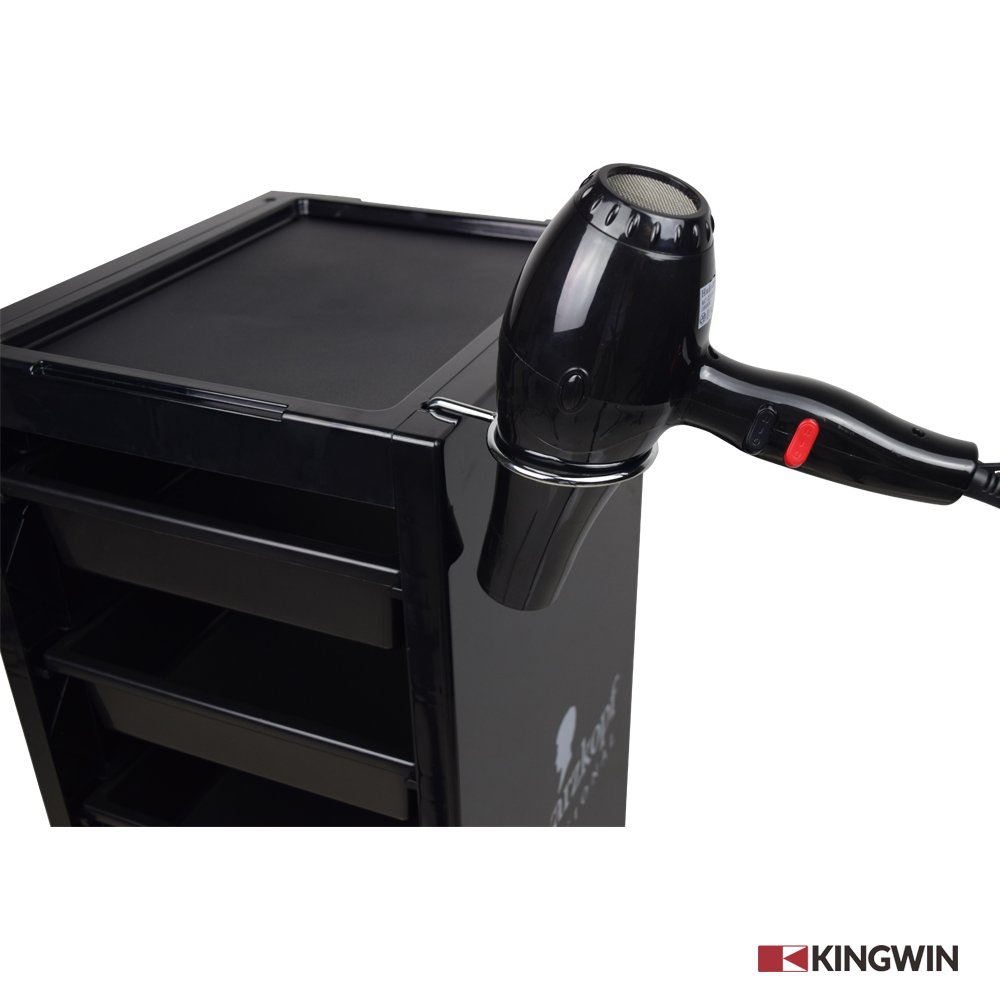 New Arrival modern black beauty salon trolley