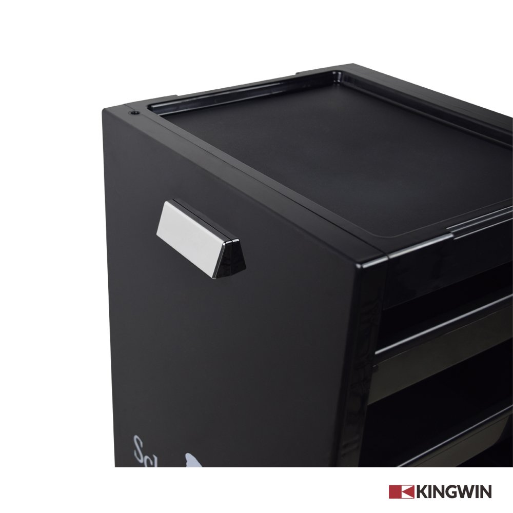 New Arrival modern black beauty salon trolley