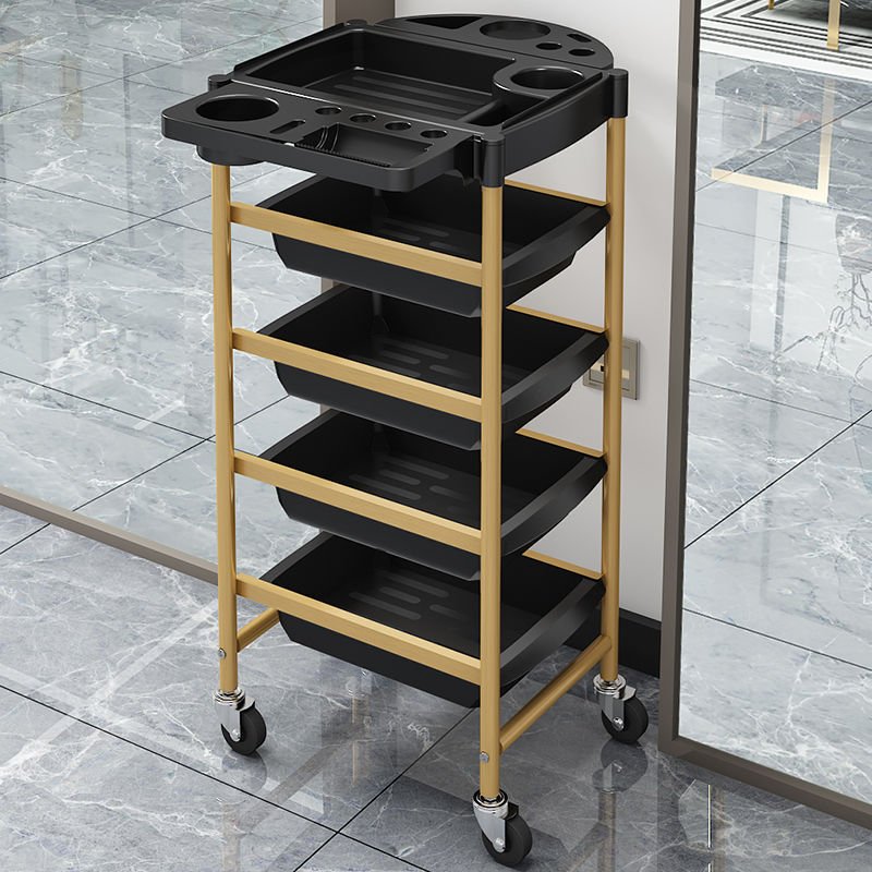 New Fashion Design Salon Cabinet High Capacity Professional Hairdressing Tool Trolley Multifunction Hairdresser Beauty cart