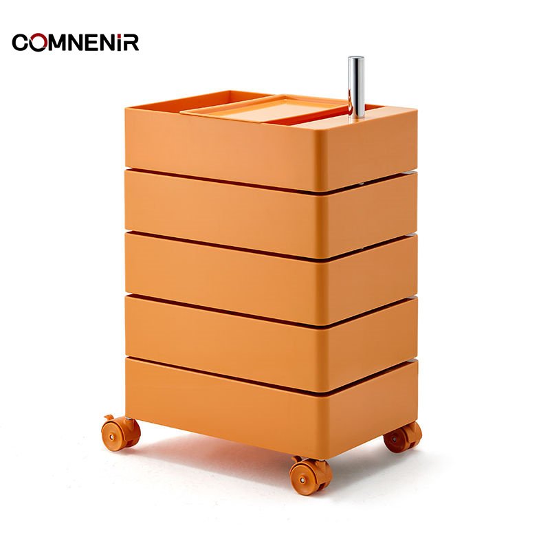 Professionnel Plastic Beauty Hair salon trolley With Doesn't Suck Hair Wheel