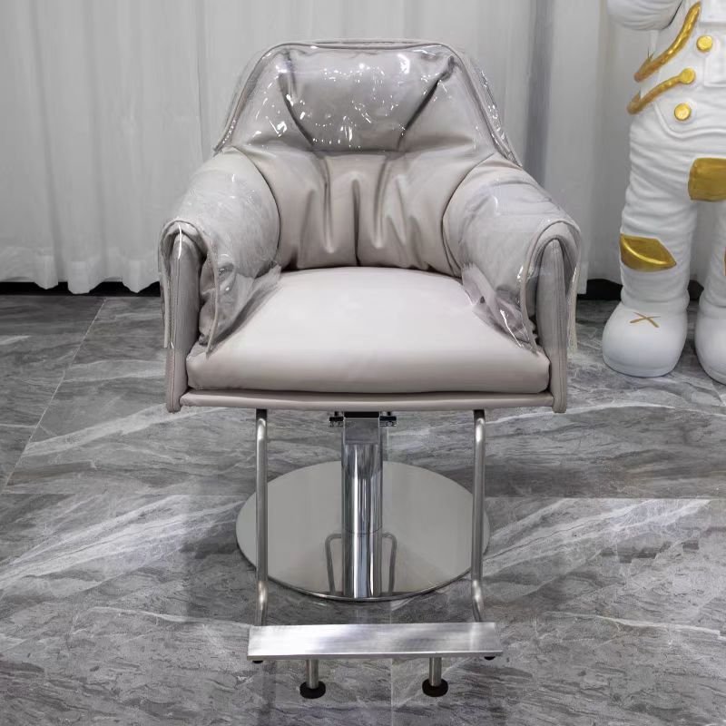 Hot Sales Hair Salon Special Chair Factory Price Lift Reclining Hydraulic Pump Stainless Steel Barber Chairs