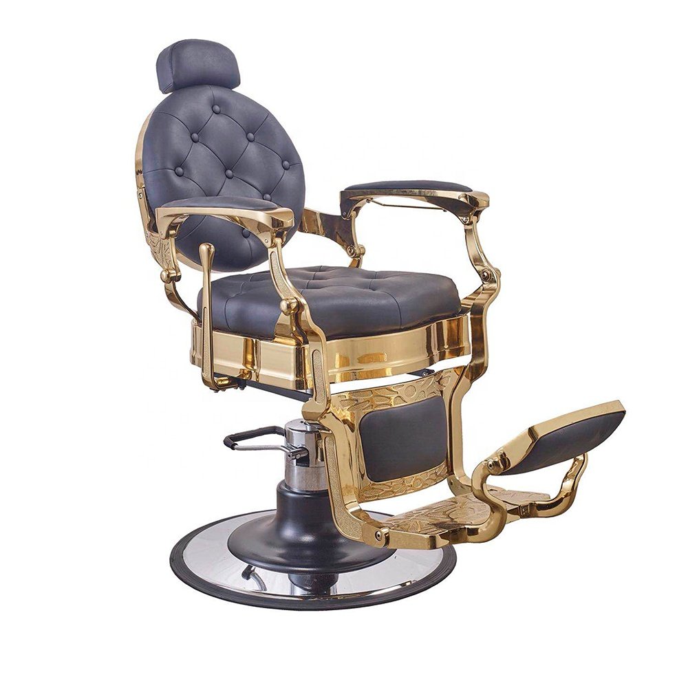 Red heavy duty men hairdresser chair hydraulic takara barber chair barbershop chair for salon