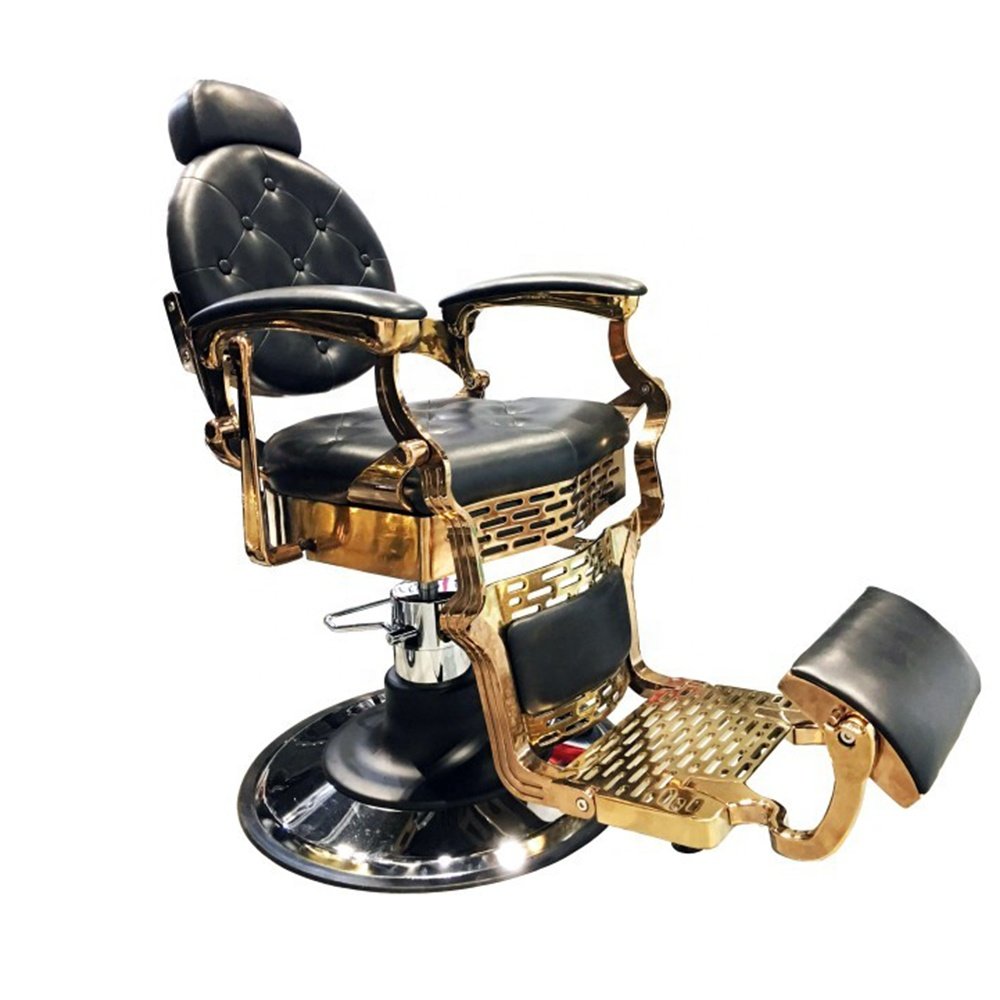 Red heavy duty men hairdresser chair hydraulic takara barber chair barbershop chair for salon