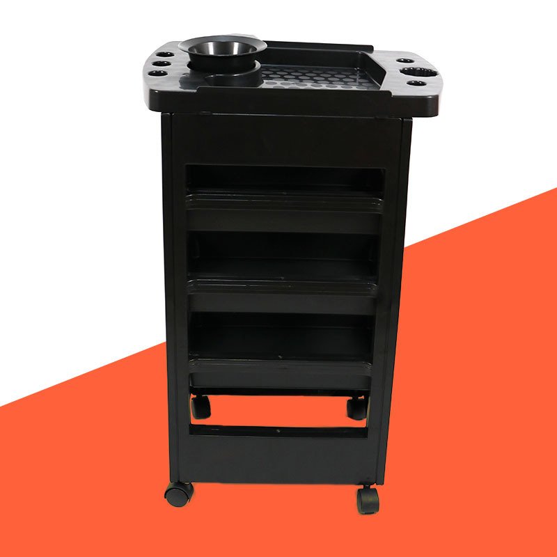 Cheap plastic beauty trolley Mobile high-quality hair salon styling car beauty salon tool car hair salon trolley