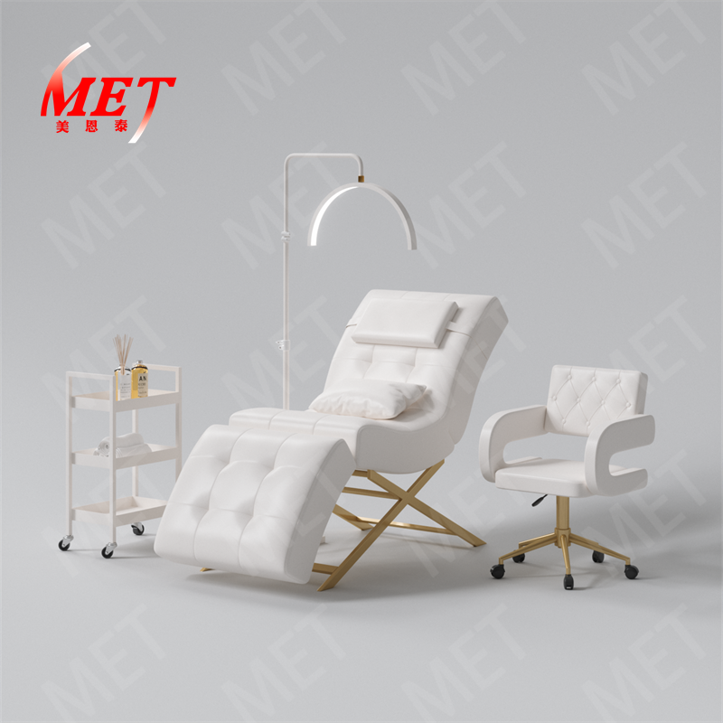 New quality leather eyelash bed Beauty Salon Salon can adjust the head leg recliner