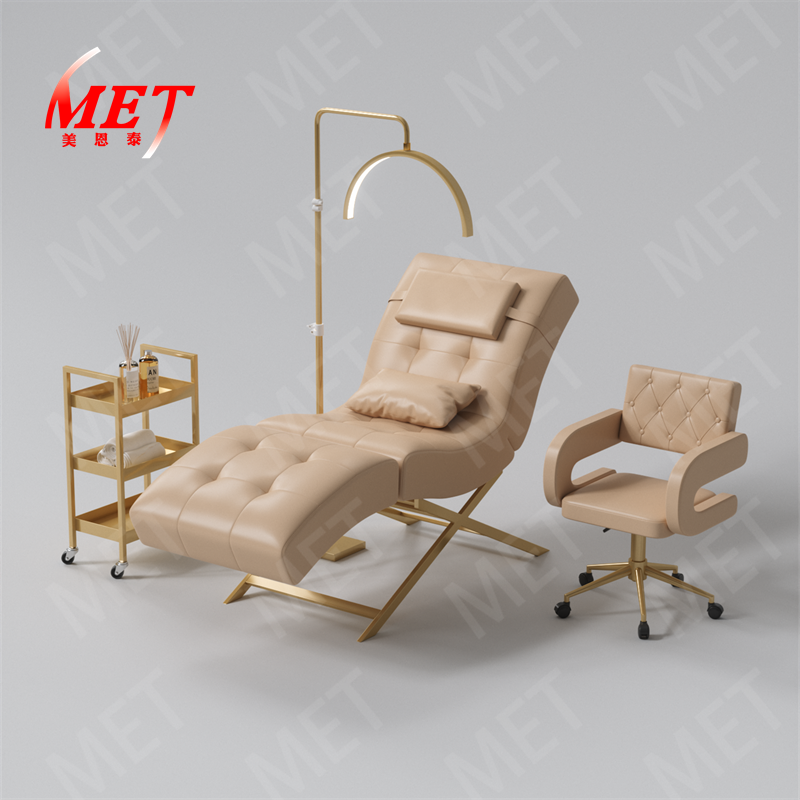New quality leather eyelash bed Beauty Salon Salon can adjust the head leg recliner