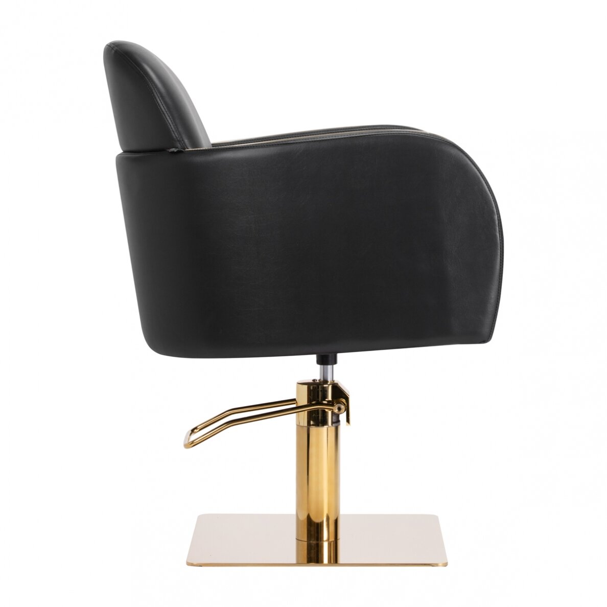 Yoopin Hot-Sale Black and gold Color Modern Barber Styling Chair Hairdressing Saloon Chairs Shampoo chair for Beauty Salon