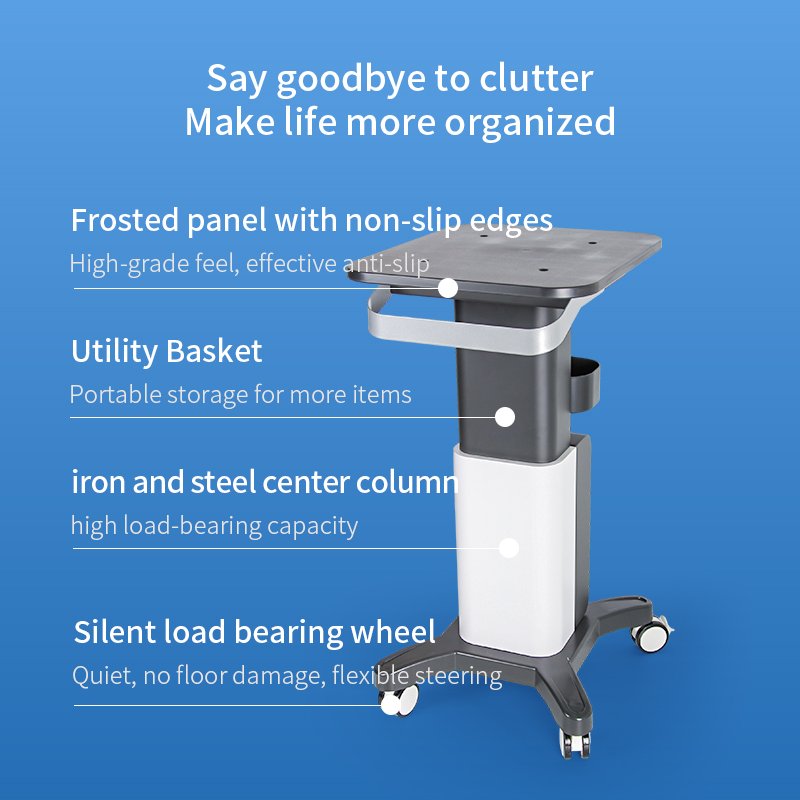High Quality Trolley 4 Mobile Wheels Facial Spa Beauty Salon Machine Cart