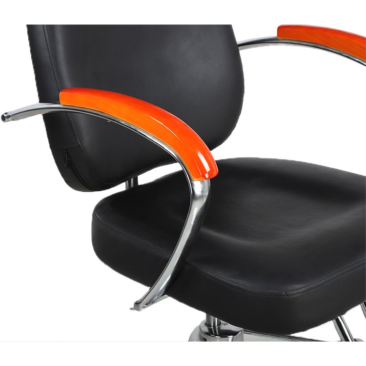 High quality barbershop furniture salon hair salon recline chair vintage black professional barber chairs