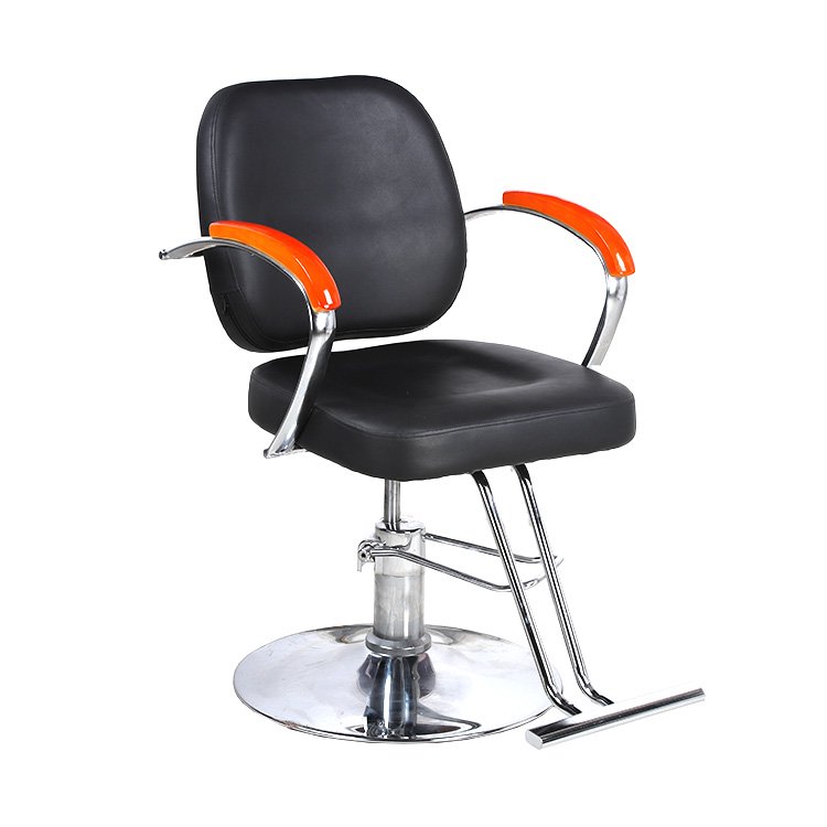 High quality barbershop furniture salon hair salon recline chair vintage black professional barber chairs